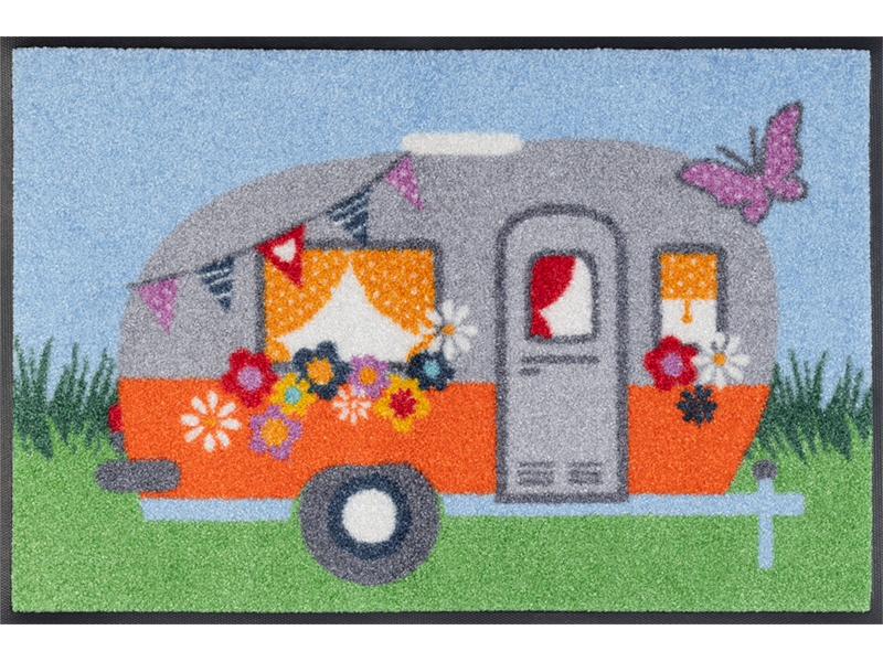 Happy Camping wash + dry Fußmatte – antirutsch-teppich
