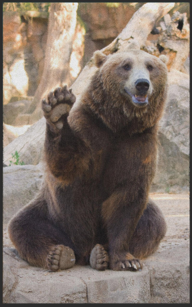 Fussmatte Braunbär 7141-Matten-Welt